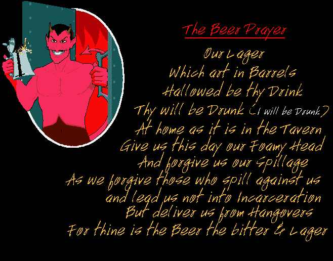 Beer prayer
